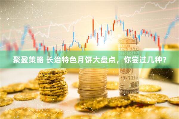 聚盈策略 长治特色月饼大盘点，你尝过几种？